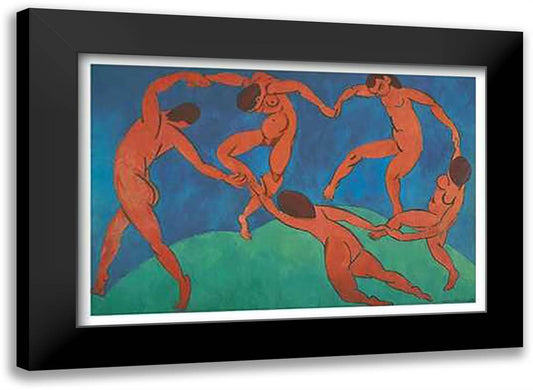 Dance 40x28 Black Modern Wood Framed Art Print Poster by Matisse, Henri
