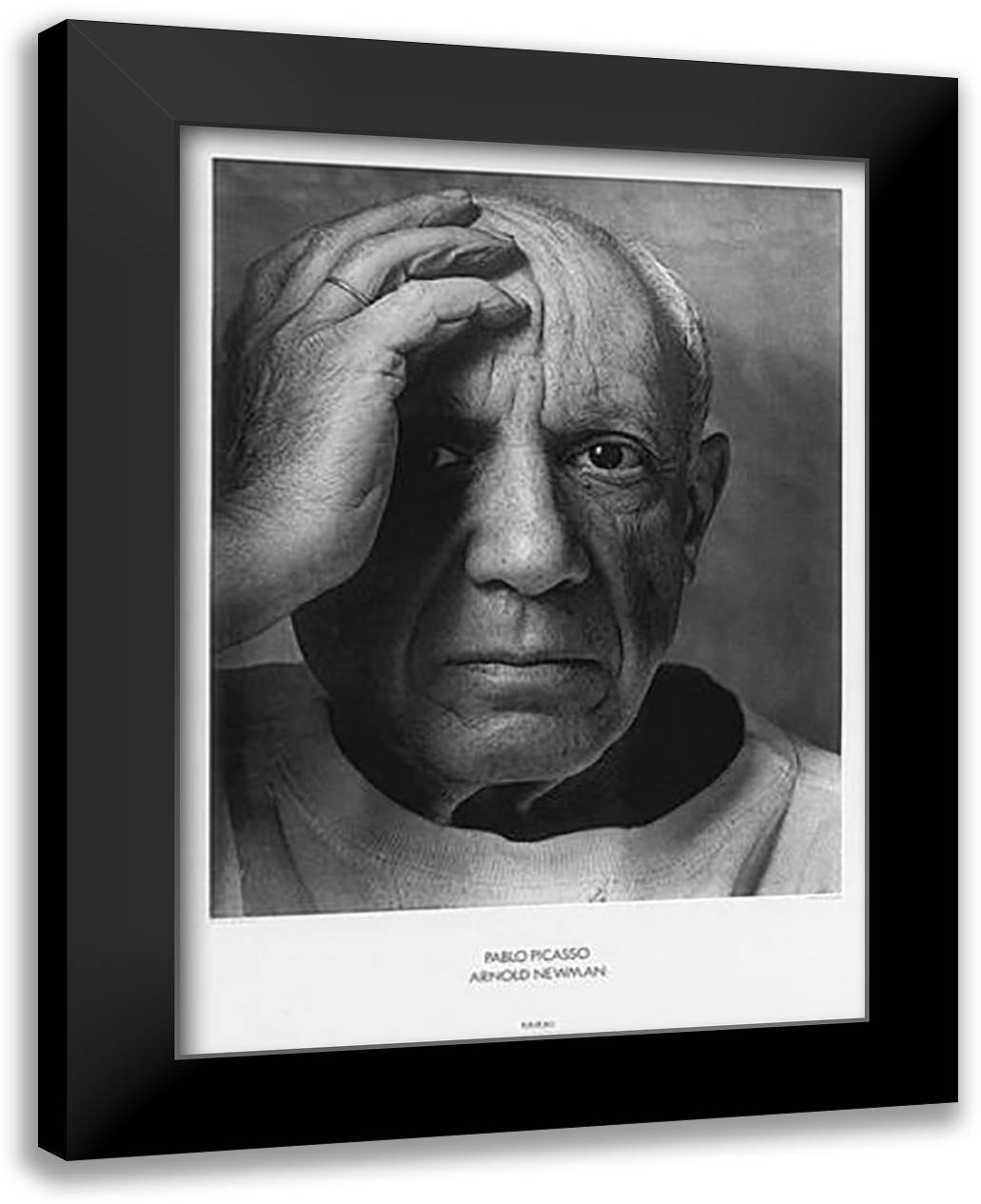 Pablo Picasso 24x32 Black Modern Wood Framed Art Print Poster by Newman, Arnold