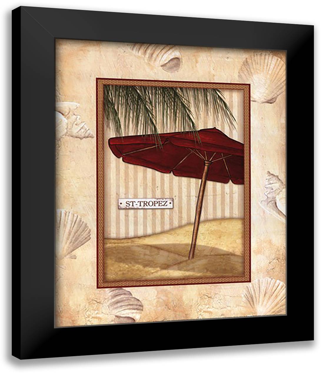 Parasol Club I 15x18 Black Modern Wood Framed Art Print Poster by Laliberte, Andrea