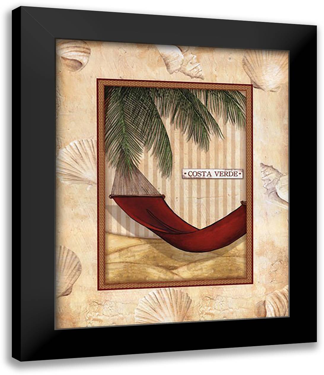 Parasol Club III 15x18 Black Modern Wood Framed Art Print Poster by Laliberte, Andrea