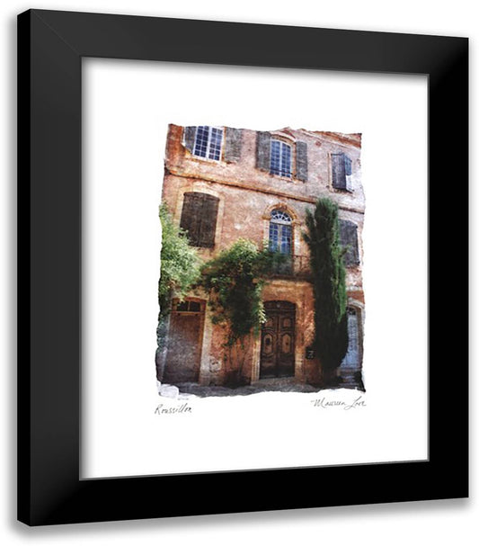 Roussillon 20x24 Black Modern Wood Framed Art Print Poster by Love, Maureen