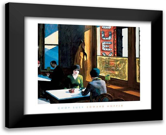 Untitled 32x26 Black Modern Wood Framed Art Print Poster by Hopper, Edward