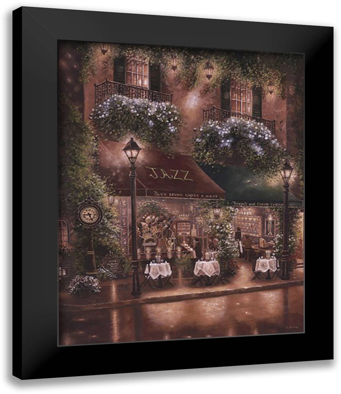 Peter Prisco Trio II 26x32 Black Modern Wood Framed Art Print Poster by Brown, Betsy