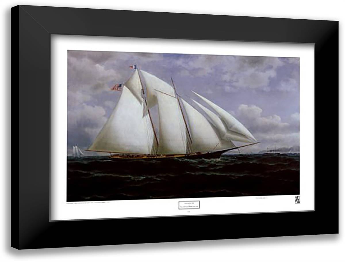 The Casco 15x12 Black Modern Wood Framed Art Print Poster by Coulter, William