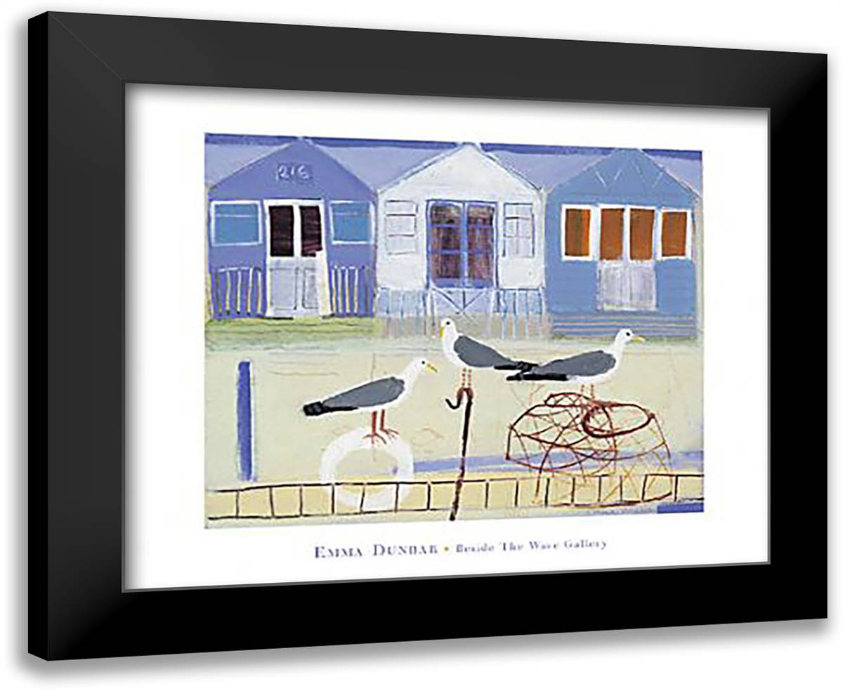 Before the First Train 24x20 Black Modern Wood Framed Art Print Poster by Dunbar, Emma
