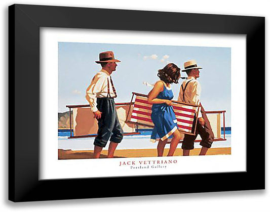 Sweet Bird of Youth 36x28 Black Modern Wood Framed Art Print Poster by Vettriano, Jack