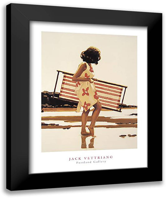 Sweet Bird of Youth II 28x36 Black Modern Wood Framed Art Print Poster by Vettriano, Jack