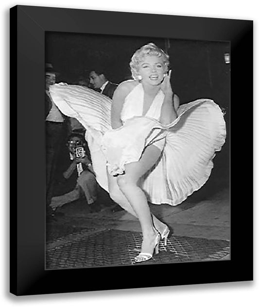 Marilyn Monroe - Seven Year Itch 28x36 Black Modern Wood Framed Art Print Poster by Zimmerman, Matthew