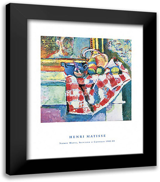 Nature Morte 20x24 Black Modern Wood Framed Art Print Poster by Matisse, Henri
