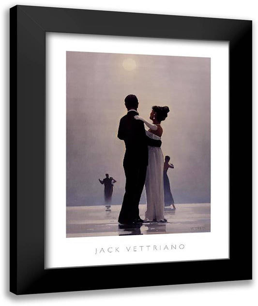 Dance Me to the End of Love 28x36 Black Modern Wood Framed Art Print Poster by Vettriano, Jack