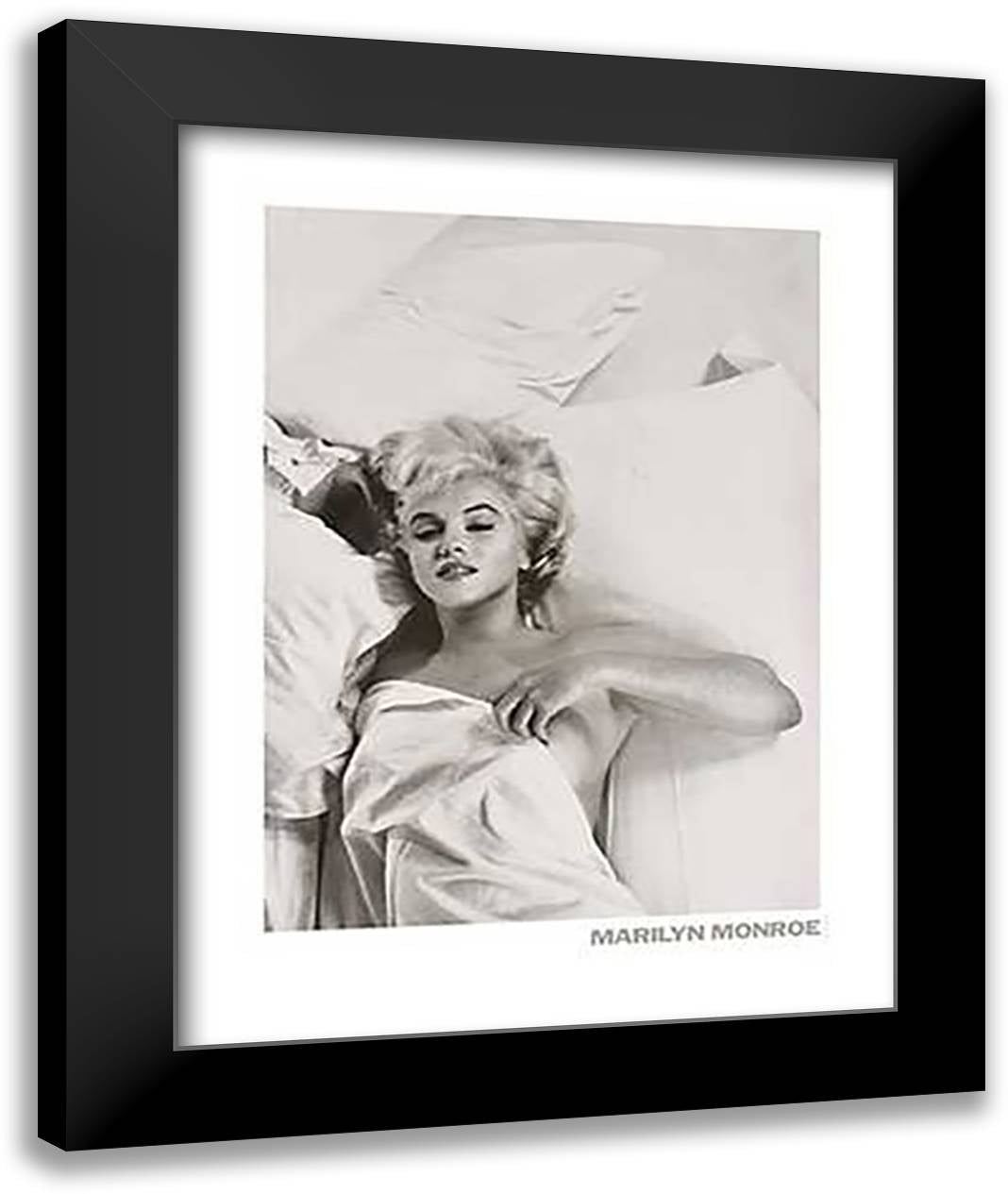 Marilyn Monroe 28x36 Black Modern Wood Framed Art Print Poster by Arnold, Eve