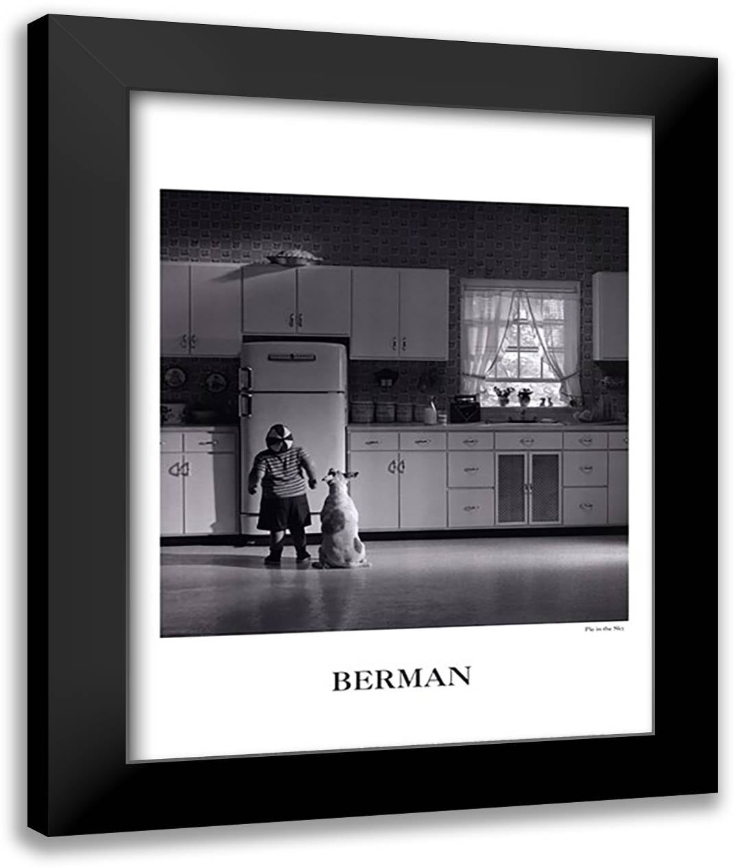 Pie in the Sky 22x28 Black Modern Wood Framed Art Print Poster by Berman, Howard