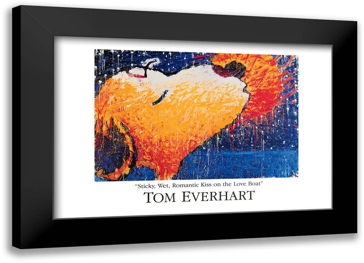 Abigail's Bouquet 22x28 Black Modern Wood Framed Art Print Poster by Eastwood, Laurie