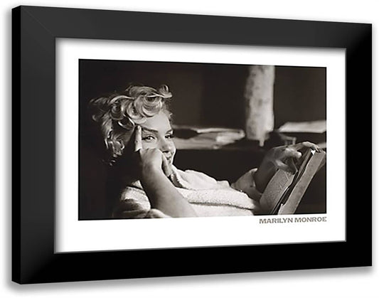 Marilyn Monroe 36x28 Black Modern Wood Framed Art Print Poster by Erwitt, Elliott