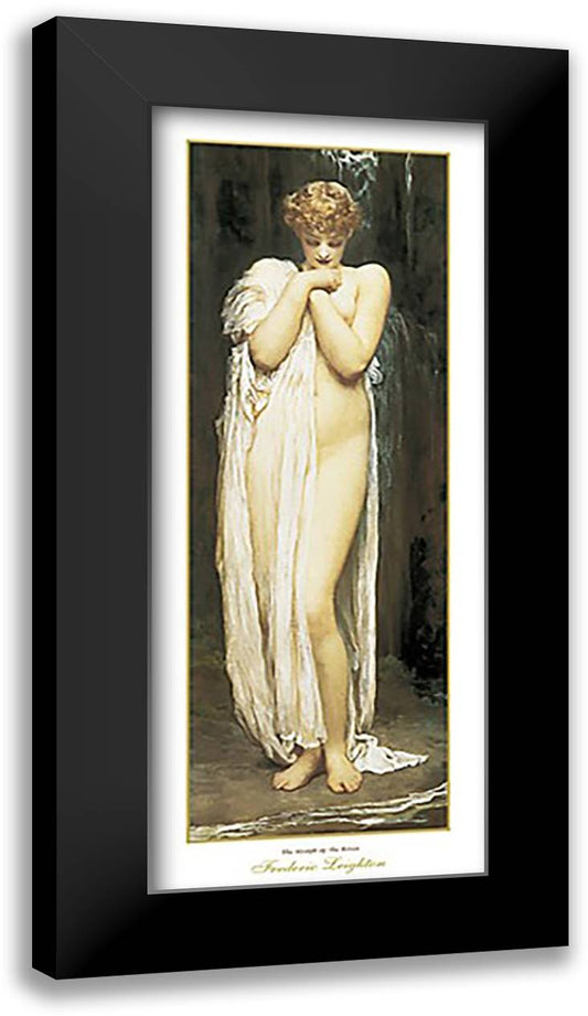 The Nymph of the River 18x40 Black Modern Wood Framed Art Print Poster by Leighton, Frederic