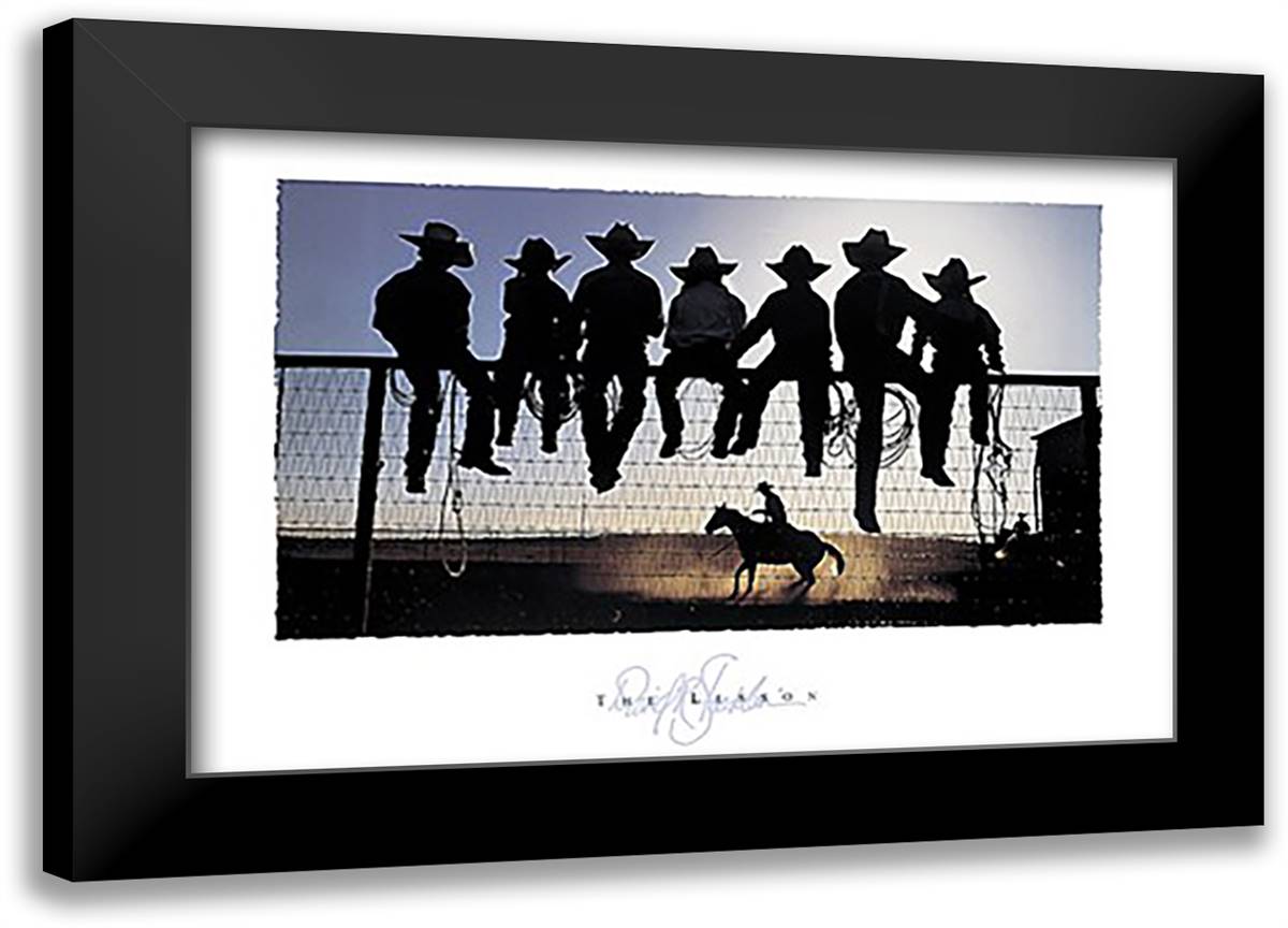 The Lesson 40x28 Black Modern Wood Framed Art Print Poster by Stoecklein, David R.