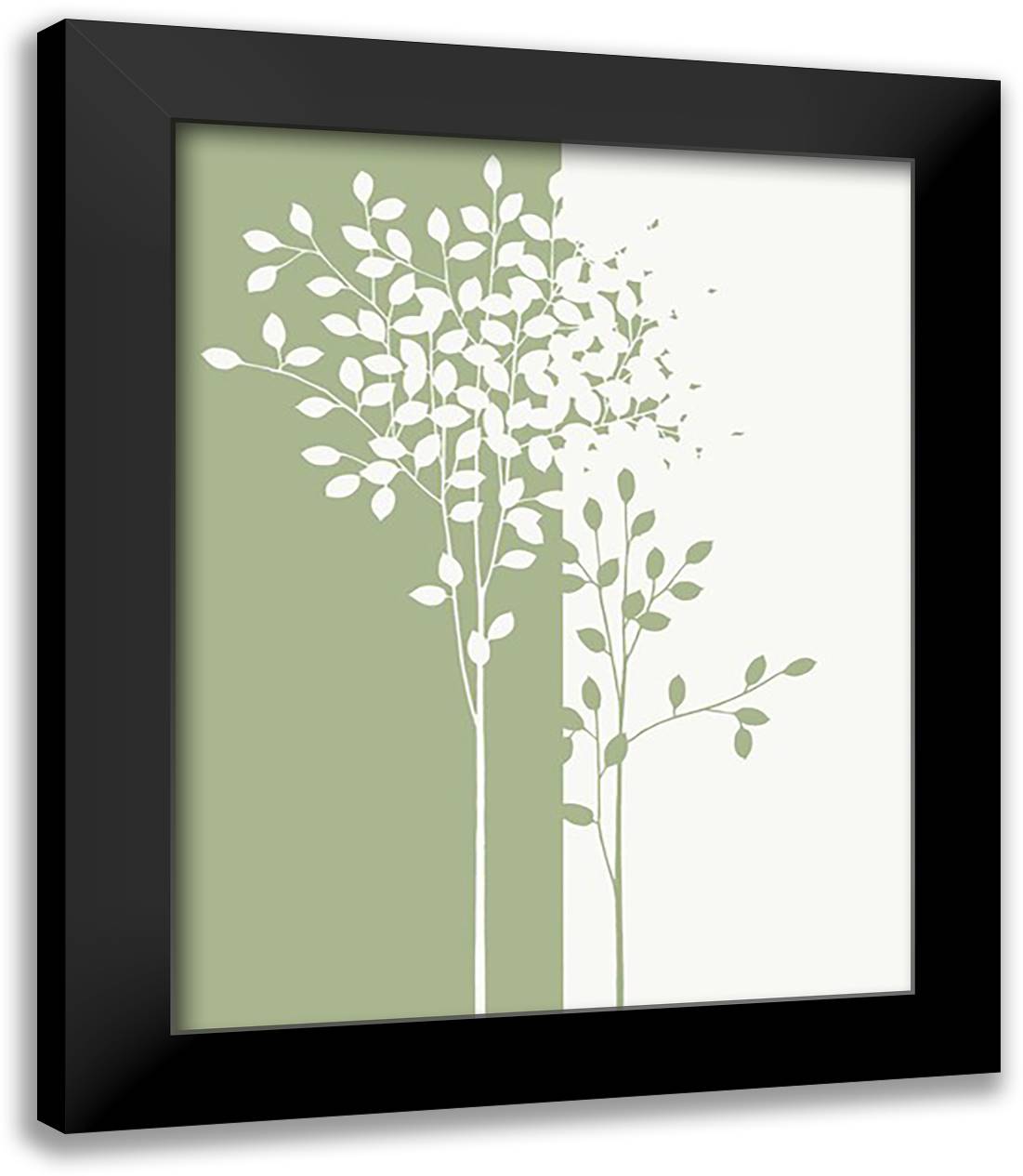 Arbor I 26x32 Black Modern Wood Framed Art Print Poster by Sakai, Takashi