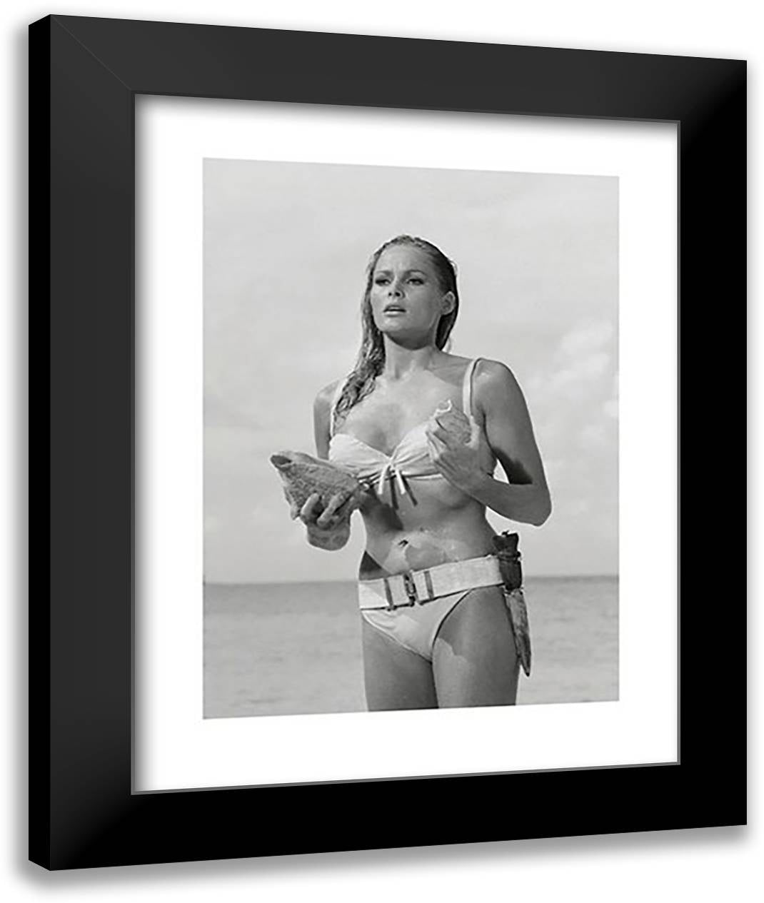 Honey Ryder (James Bond ??? Dr. No) 28x36 Black Modern Wood Framed Art Print Poster