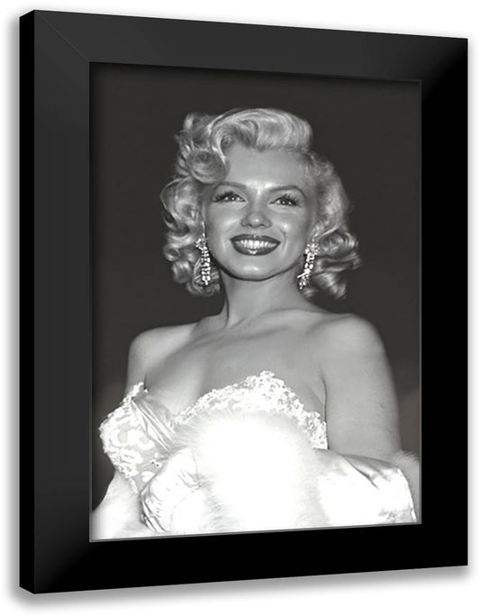 Marilyn Monroe, 1953 28x40 Black Modern Wood Framed Art Print Poster