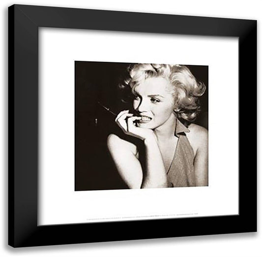 Marilyn Monroe-Dress -High Qual Print 20x20 Black Modern Wood Framed Art Print Poster