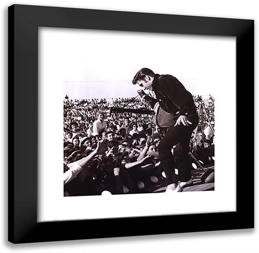 Elvis Presley - Tupelo 20x20 Black Modern Wood Framed Art Print Poster