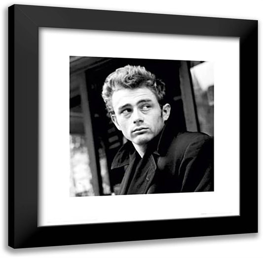 James Dean-Dream -High Qual Print 20x20 Black Modern Wood Framed Art Print Poster