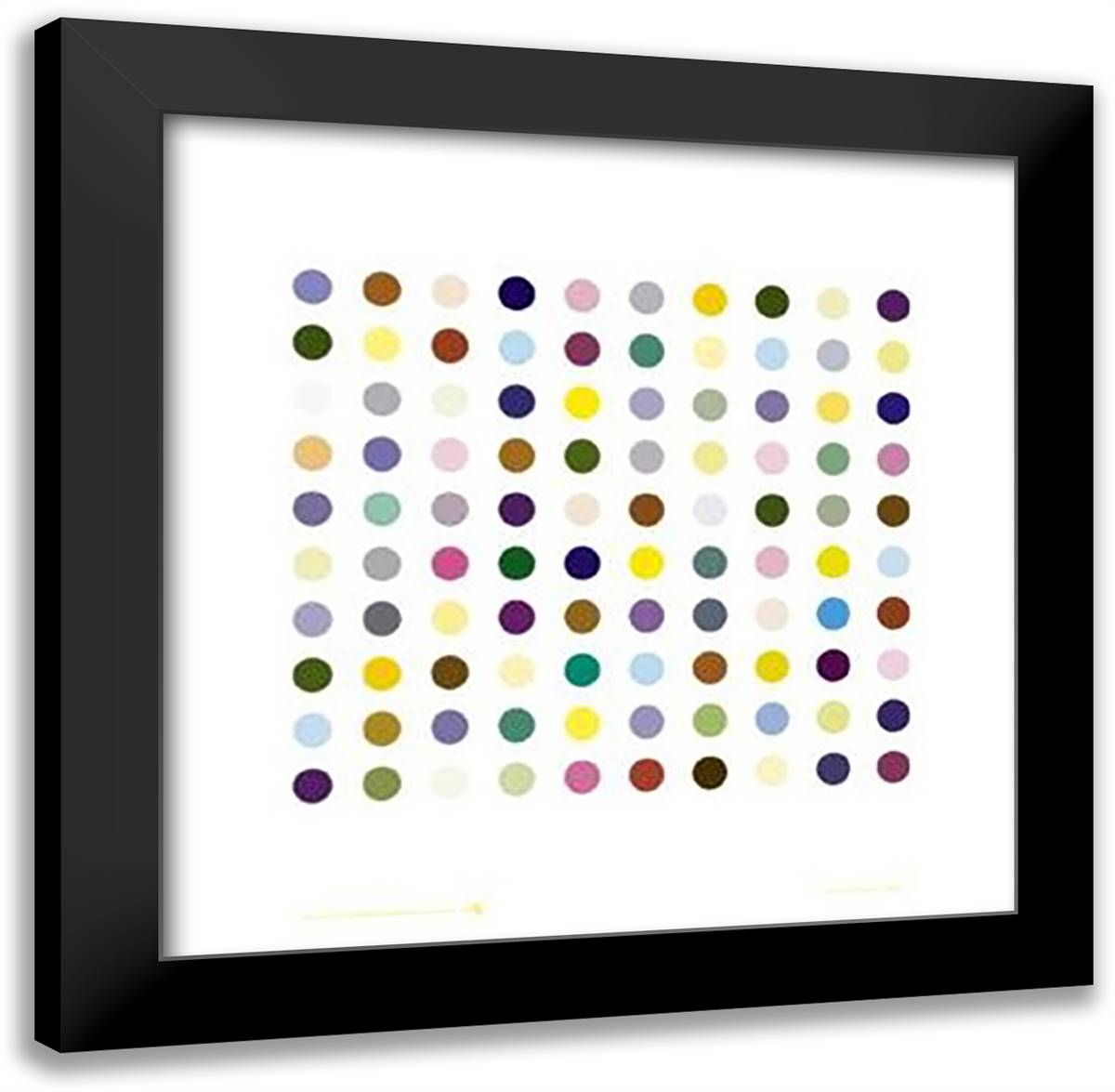 Caruthers - 100 20x20 Black Modern Wood Framed Art Print Poster