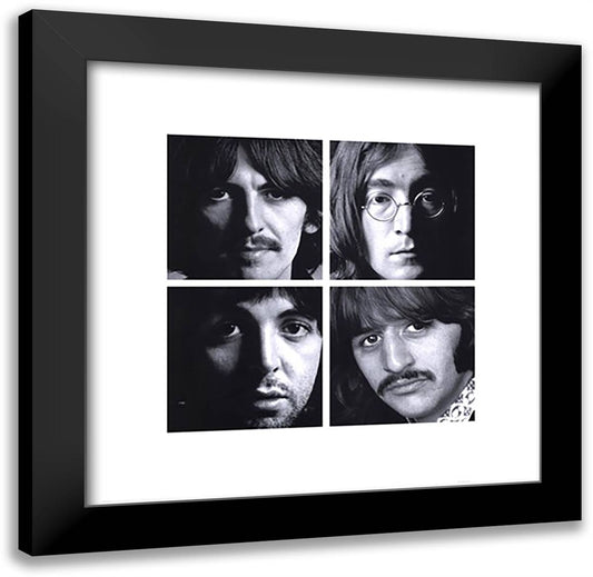 Beatles - White Album 20x20 Black Modern Wood Framed Art Print Poster