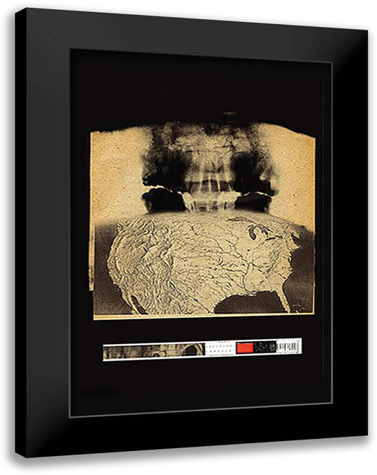 Radiohead - Amnesiac 28x40 Black Modern Wood Framed Art Print Poster