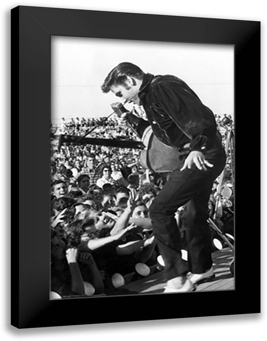 Elvis Presley - Tupelo 28x40 Black Modern Wood Framed Art Print Poster