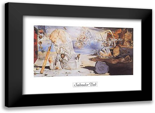 The Apotheosis of Homer, c.1945 35x28 Black Modern Wood Framed Art Print Poster by Dali, Salvador