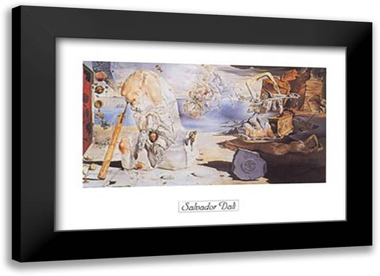 The Apotheosis of Homer, c.1945 32x24 Black Modern Wood Framed Art Print Poster by Dali, Salvador