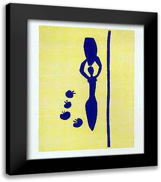Femme a L'Amphore 28x40 Black Modern Wood Framed Art Print Poster by Matisse, Henri