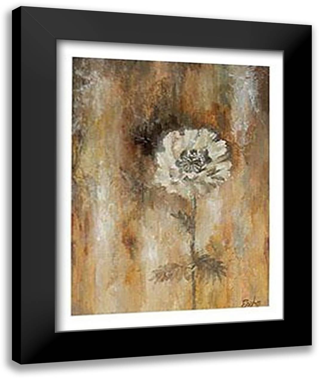 Escha van den Bogerd - Papaveraceae II Size 19.75x23.5 24x28 Black Modern Wood Framed Art Print Poster by Bogerd, Escha Van Den