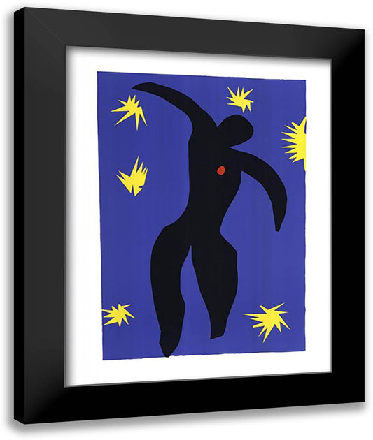 Jazz Icarus 28x36 Black Modern Wood Framed Art Print Poster by Matisse, Henri