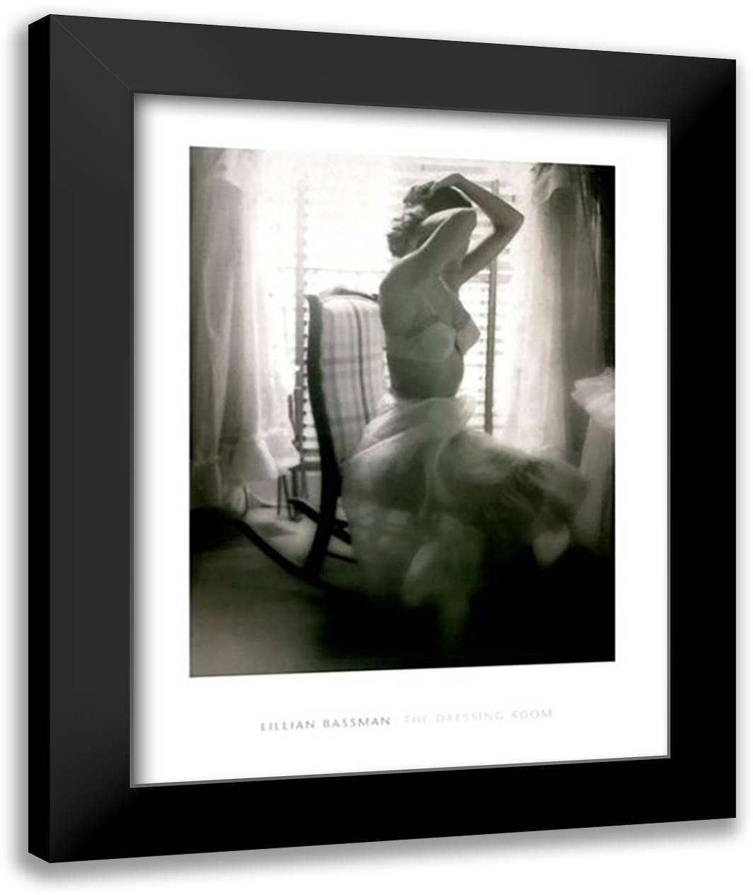 Untitled, c. 1950's 22x28 Black Modern Wood Framed Art Print Poster by Bassman, Lillian