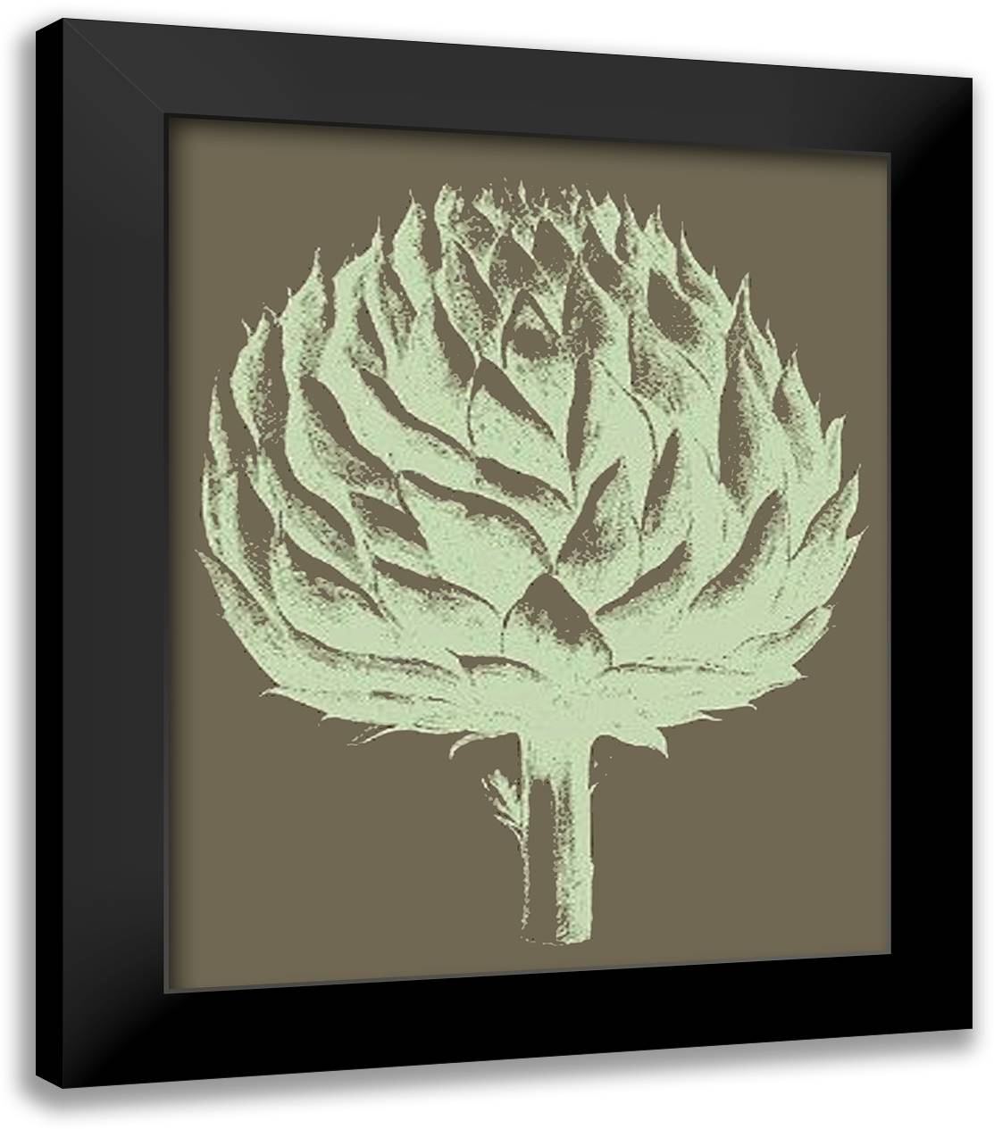 Artichoke 12 16x20 Black Modern Wood Framed Art Print Poster