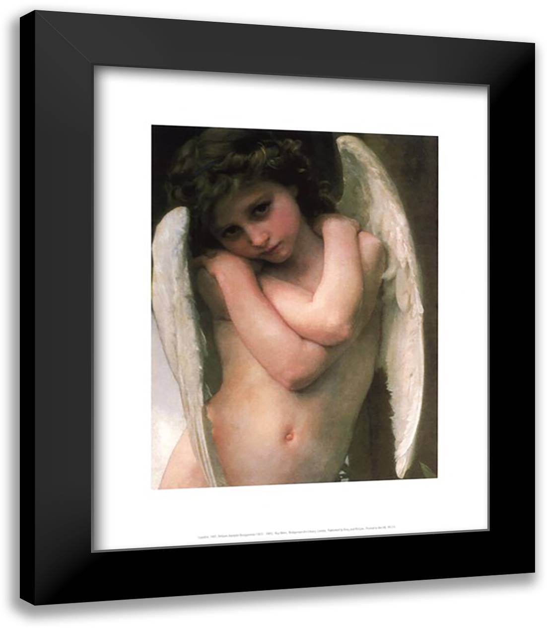 Cupidon 15x18 Black Modern Wood Framed Art Print Poster by Bouguereau, William