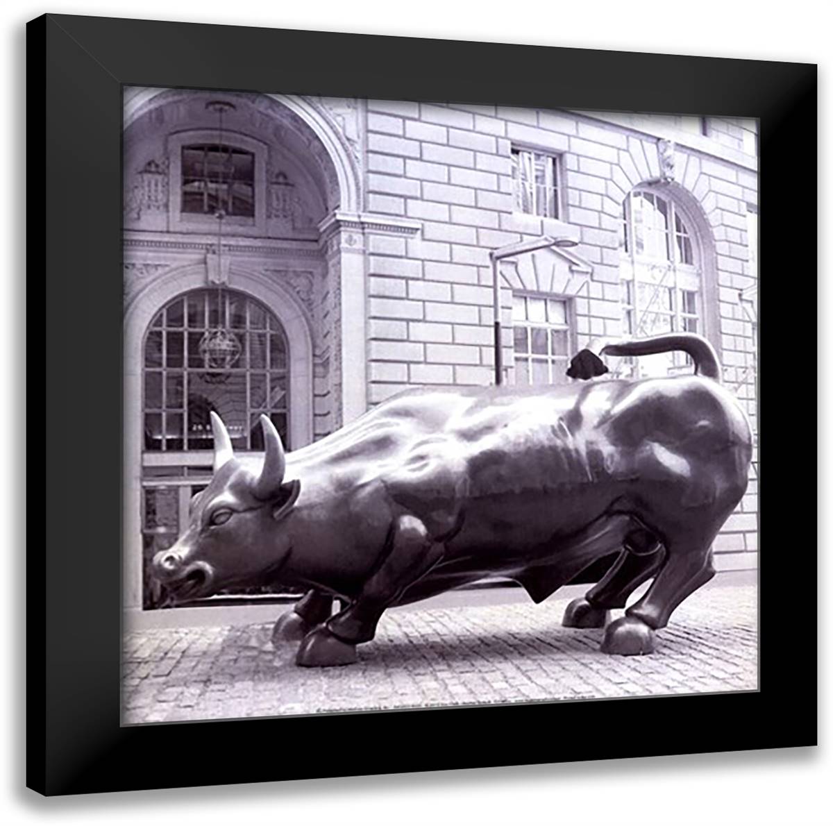 Positive Outlook 16x16 Black Modern Wood Framed Art Print Poster by Clark, Erin