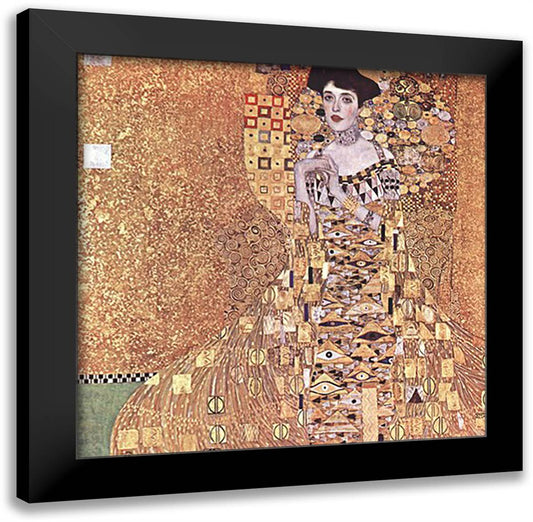 Portrait of Adele Bloch-Bauer I, 1907 16x16 Black Modern Wood Framed Art Print Poster by Klimt, Gustav