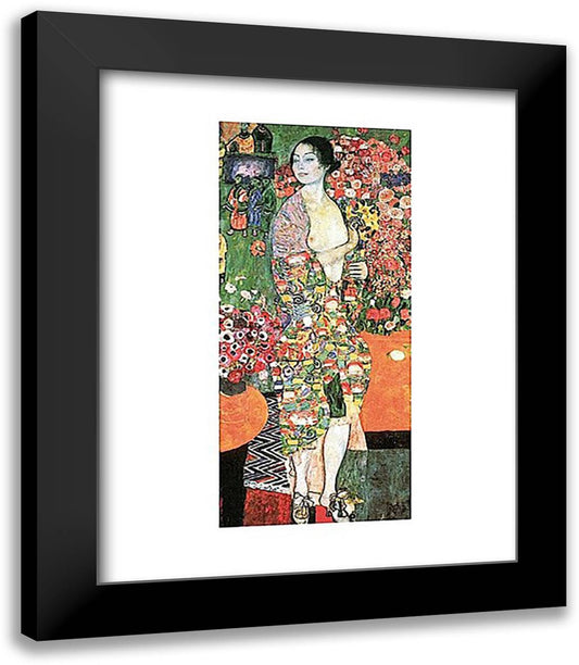 The Dancer, 1916-1918 15x18 Black Modern Wood Framed Art Print Poster by Klimt, Gustav