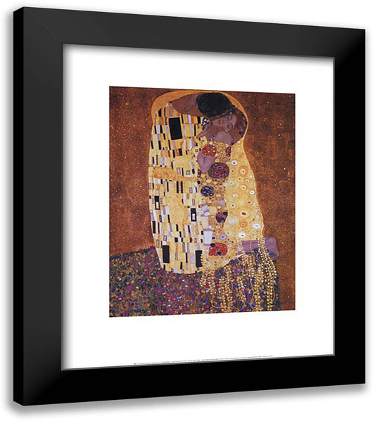 The Kiss, c.1908 20x24 Black Modern Wood Framed Art Print Poster by Klimt, Gustav