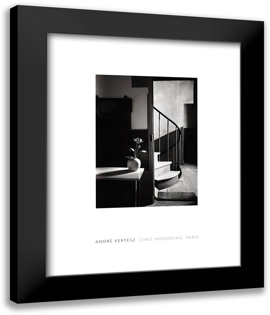 Chez Mondrian, Paris, 1926 18x22 Black Modern Wood Framed Art Print Poster by Kertesz, Andre