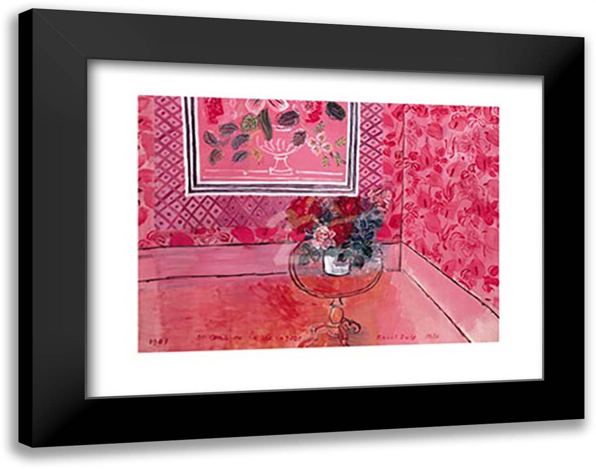Trente ans ou la vie en rose, 1931 36x28 Black Modern Wood Framed Art Print Poster by Dufy, Raoul