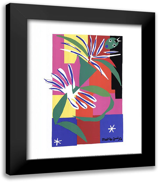 Creole Dancer 15x18 Black Modern Wood Framed Art Print Poster by Matisse, Henri