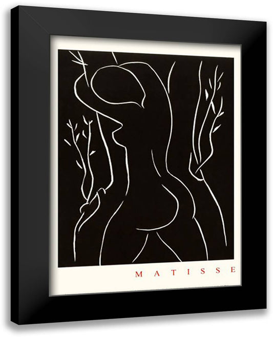 Pasiphae Embracing an Olive Tree (serigraph) 24x32 Black Modern Wood Framed Art Print Poster by Matisse, Henri