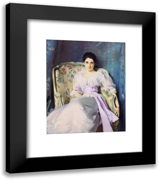 Lady Agnew of Lochnaw 20x24 Black Modern Wood Framed Art Print Poster by Sargent, John Singer