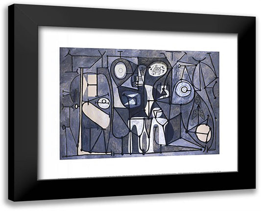 The Kitchen, 1948 18x15 Black Modern Wood Framed Art Print Poster by Picasso, Pablo