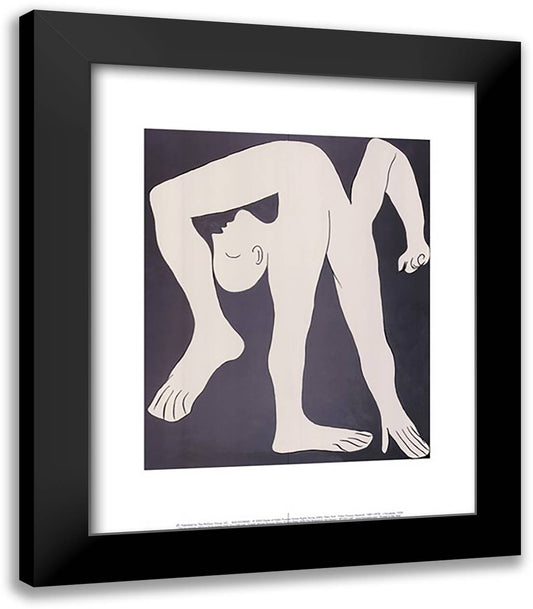 L'Acrobate, 1930 15x18 Black Modern Wood Framed Art Print Poster by Picasso, Pablo