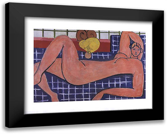 Pink Nude, 1935 18x15 Black Modern Wood Framed Art Print Poster by Matisse, Henri